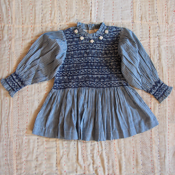 Bonjour Diary smocked blouse, sz outlet 6