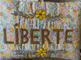 LIBERTÉ Embroidered Pillow