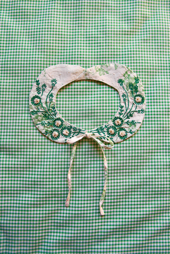 Floral Embroidered Collar