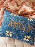 AMOUR Embroidered Pillow