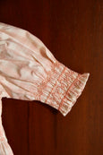 Pink Gingham Smocked Blouse