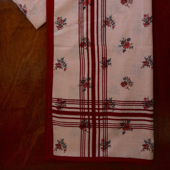 Pink Garden Flowers Pareo