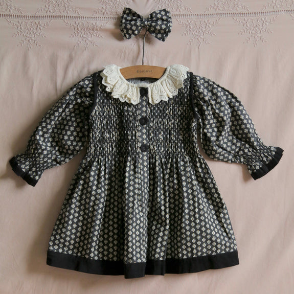 Provençal printed tunic & its matching hair clip