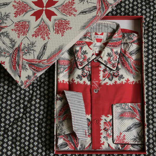 Unisex shirt Bandana Wheat Ear Print