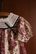 Bird Print Princess Dress