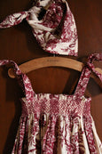 Bird Print Dress Skirt