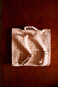 Pink Gingham Quilted School Bag