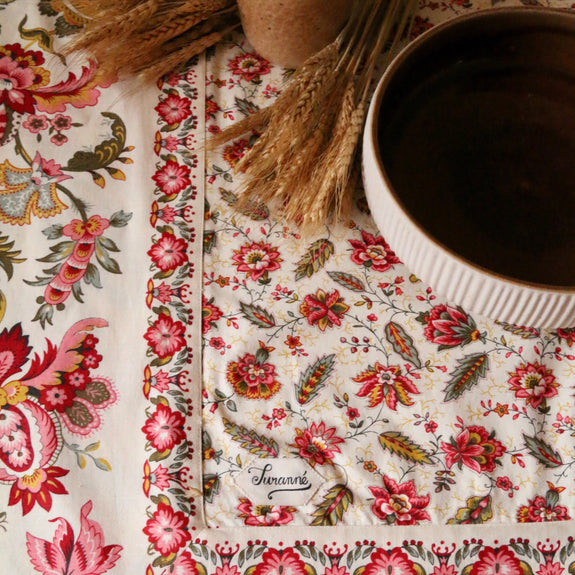 Aline Floral Printed Tablecloth