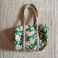 Autumn Green Flowers Small Bowling Bag