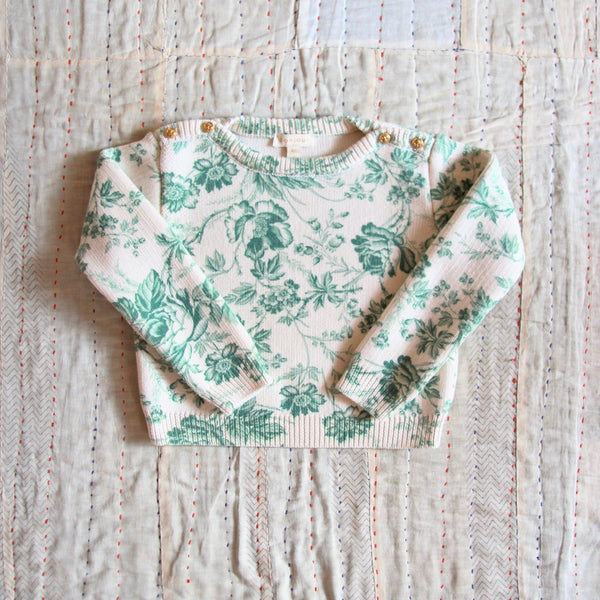 Green Flowers wallpaper Sweater