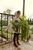 The Coat Dress and its Hazelnut Flower Scarf