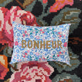 BONHEUR Embroidered Pillow