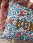 BONHEUR Embroidered Pillow