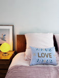 LOVE Embroidered Pillow