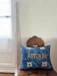 AMOUR Embroidered Pillow