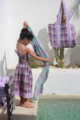 Madras Check skirt dress