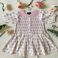 Small Pastel Flowers Tunique Blouse  *EXCLUSIVE*