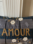 AMOUR Embroidered Pillow