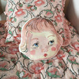 Dolly Face Pillow by Nathalie Lété