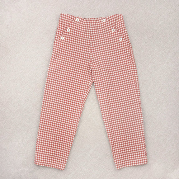 Gingham Rose Trousers