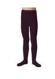 Ribbed Tights Aubergine