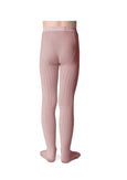 Ribbed Tights Faded Rose