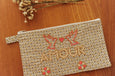 Amour Embroidered Clutch