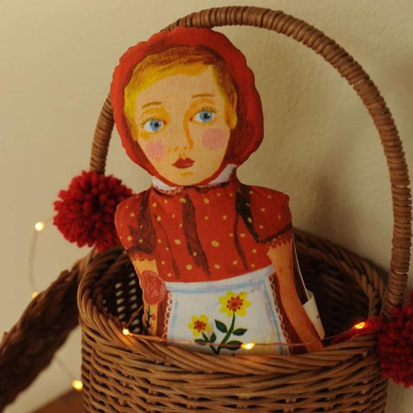 Little Red Riding Hood Fabric Doll by Nathalie Lété
